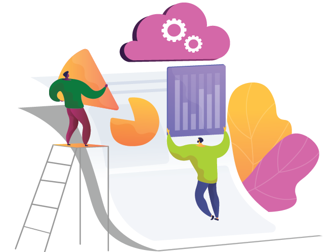Illustration transformation cloud